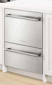 lot 13368 image: Fisher & Paykel DD24D Panel Ready 24in Double DishDrawer Dishwasher  Retail $2349