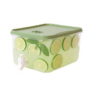 lot 2721 image: Drink Dispenser for Fridge - 1.19 Gallon, Leak Proof, with Date Scale - Retail $22