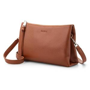 lot 2755 image: befen Brown Leather Crossbody Purse for Women, Small Genuine Leather Bag - Retail $42