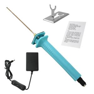 lot 2757 image: Foam Cutter Electric Hot Wire Cutter Pen 10CM Foam Board Cutting with Stand 18W Hot Knife Styrofoam Cutting Pen with Adaptor Foam Cutting Tool for White Safe Styrofoam,Arts,Handcraft - Retail $16