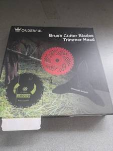 lot 2772 image: ONDERFUL Brush Cutter Blade 230mm x 25.4mm 36T Trimmer Head - Retail $0