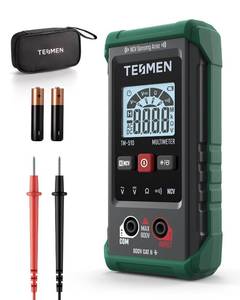 lot 2798 image: TM-510 Digital Multimeter, 4000 Counts, Smart Measurement, Auto-Ranging Voltmeter Voltage Tester with Non-Contact Voltage Function, Measures ACDC Voltage, Resistance, Continuity �� Green - Retail $17
