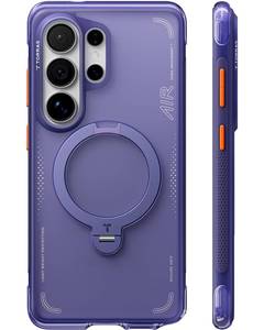 lot 2804 image: TORRAS Q3 Air for Samsung Galaxy S26 Ultra Case with Stand, Violet Surge - Retail $66