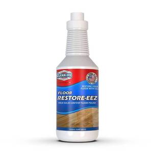 lot 2853 image: Clean-eez Ultimate Floor Restorer & Polish - Revitalize, Protect, Shine Wood, Laminate, Vinyl, Bamboo, Slate, Terracotta & More (1 Bottle) - Retail $35