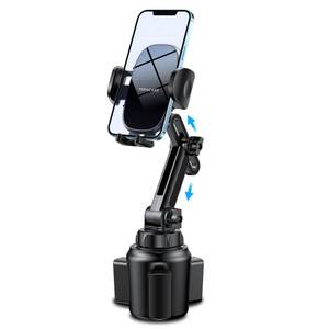 lot 2887 image: Miracase Upgraded Version Cup Phone Holder for Car, Universal Adjustable Long Neck Car Phone Mount Cradle Friendly Compatible with iPhone Samsung Google and All 4.0-7.0 inches Smartphones - Retail $30