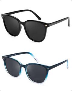 lot 2922 image: FIMILU 2 Packs Sunglasses for Women Polarized UV400 Protection - Retail $24