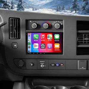 lot 2944 image: 10 inch Android 14 Car Radio for GMC Savana RDS 2008-2024 with Wireless Carplay Android, 232G Touch Screen Double Din Stereo for GMC Savana Head Unit Bluetooth WiFi GPS Navigation Mirror Link SWC - Retail $126