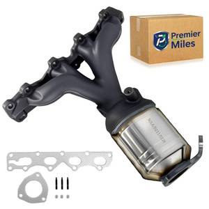 lot 2700 image: PREMIER MILES Catalytic Converter Compatible with Chevrolet Malibu 2004-2010 & Pontiac G6 2008-2010 & Saturn Aura 2008-2009, 2.4L(EPA Compliant) - Retail $130