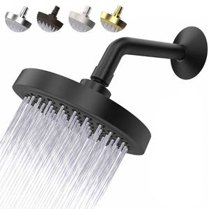 lot 2958 image: CircleSplash Shower Head - High Pressure 2.5 GPM - Matte Black - Retail $40