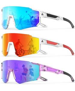 lot 2795 image: KALIYADI Kids-Sunglasses Toddler-Sunglasses Boys-Girls Youth-Sport-Sun-Glasses Baseball Running UV400 Protection Age 6-14 - Retail $20
