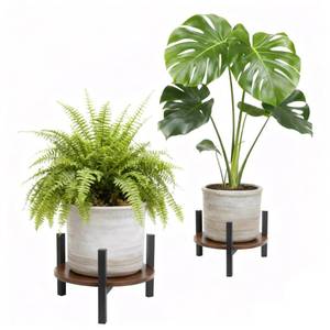 lot 2834 image: Vigordream Plant Stand Indoor, Heavy Duty Sturdy Metal Plant Pot Holder - Retail $30