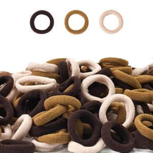 lot 2850 image: C�LLOT 300pc Small Hair Ties No Crease Seamless Hair Elastic Band for Kids - Retail $6