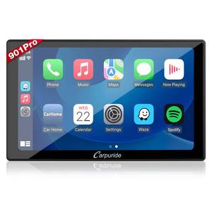 lot 2863 image: Carpuride W901 Pro Portable Carplay & Android Auto with Dula Bluetooth - Retail $190