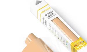 lot 2884 image: Poli-Flex� Turbo �� Light Apricot Matte Heat Transfer Vinyl (HTV) �� 12 x 36 in for T-Shirts, Iron - On Vinyl, Easy to Cut & Weed - Extra Durable - Retail $10