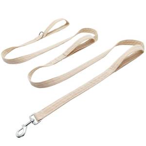 lot 2890 image: 8FT 3 Handle Traffic Dog Leash Heavy Duty Corduroy for Medium Large Dogs - Retail $13