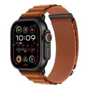 lot 2941 image: Alpine Nylon Sport Bands Compatible with Apple Watch Ultra Band 49mm 46mm 45mm 44mm 42mm Men Women, Stretch Loop Strap with D-Hook for iWatch Series 10 Ultra SE 9 8 7 6 5 4 3 2 1 (B-Terracotta, 49mm46mm45mm44mm42mm(Series 3)) - Retail $40