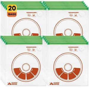 lot 2955 image: 3D Printer Filament Storage Bags Vacuum Storage Bags (13x15 inches) Moisture-Proof Dustproof Humidity Resistant (20 Bags Only) - Retail $20