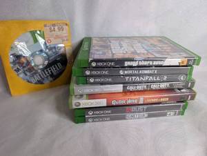 lot 1300 image: Xbox Video Game Lot 8 Pc Grand Theft Auto Battlefield 4 Titanfall 2