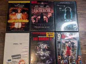 lot 1403 image: DVD Lot of 6 Horror Movies Including The Ring Two, The Grudge, The Grudge 2, Amityville Horror, The Wicker Man and more