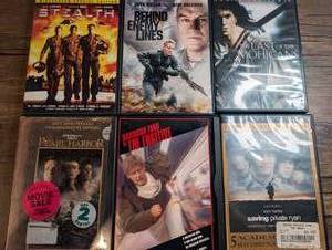 lot 1405 image: DVD Lot of 6 War, Military Action &amp Thriller Movies Include Saving Private Ryan, Behind Enemy Lines, Pearl Harbor, The Fugitive and more
