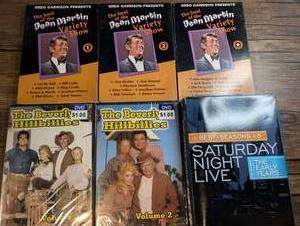 lot 1414 image: DVD Comedy Lot SNL Seasons 1-5 and Dean Martin and The Hillbillies