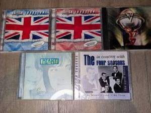 lot 1429 image: Music CD Lot of 5 Heart Greatest Hits 1985-1995, British Invasion, Four Seasons