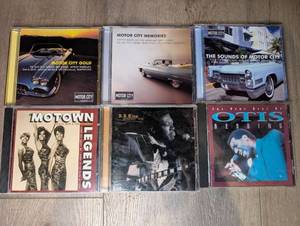 lot 1437 image: Music CD Lot of 6 including Motor City Gold Motor City Memories Motown Legends Otis Redding and more