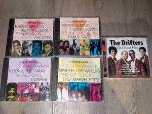 lot 1438 image: Music CD Lot of 5 The Heart &amp Soul Of CD Lot  The Drifters Greatest Hits