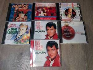 lot 1439 image: Christmas Music CD Lot of 7 including Bing Crosby, Elvis Presley and more