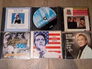lot 1440 image: Music CDs Lot of 6 including Barry Manilow, Elvis Presley, Roy Orbison, Gene Autry, Dion