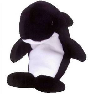 lot 6710 image: Beanie Babies Stuffed Animals & Plush Toys  Waves the Whale Plush  7 - Retail $7,451