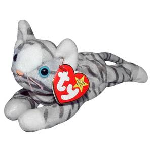 lot 6711 image: Ty Beanie Baby Prance the Cat  Stuffed Animal  MWMT - Retail $2,000