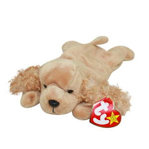 lot 6714 image: Ty Beanie Baby Spunky the Cocker Spaniel  Stuffed Animal  MWMT - Retail $400