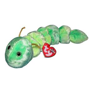 lot 6723 image: Ty Beanie Baby Squirmy the Worm  Stuffed Animal  MWMT - Retail $60