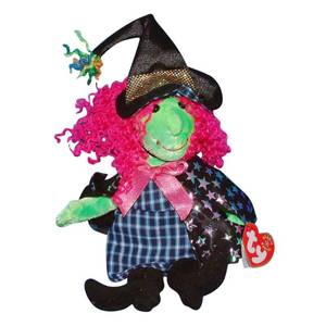 lot 6725 image: Ty Beanie Baby Scary the Witch  Stuffed Animal  MWMT - Retail $50