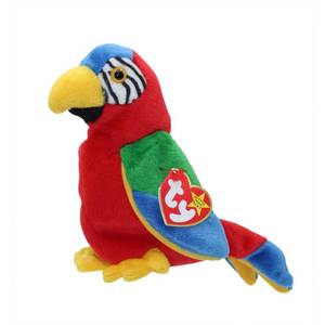 lot 6730 image: Ty Beanie Baby Jabber the Parrot  Stuffed Animal  MWMT - Retail $5,000