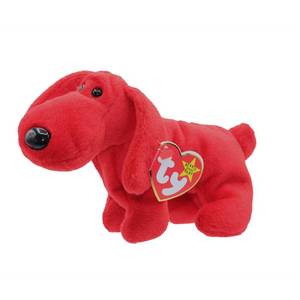 lot 6734 image: Ty Beanie Baby Rover the Dog  Stuffed Animal  MWMT - Retail $9,500