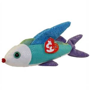 lot 6738 image: Ty Beanie Babies Propeller the Flying Fish Plush 2001 - Retail $150