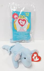 lot 6745 image: Ty Peanut Toy Animal McDonalds Promotional Plush No. 12 - Retail $0
