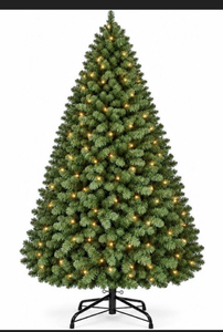 lot 6636 image: 7.5FT Artificial Christmas Tree, - Retail $0