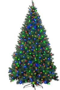 lot 6647 image: Costway CM21224 7.5ft Artificial Christmas Tree - Green - Retail $0