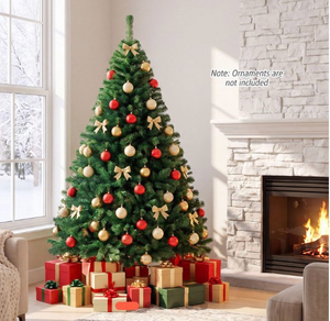 8ft Artificial Christmas Tree Costway - Retail: $0