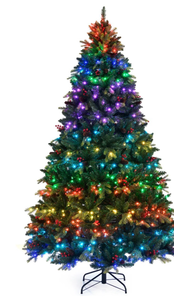 lot 6762 image: Artificial Christmas Tree with LED Lights - Retail $0