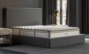 lot 27 image: Saatva Memory Foam Hybrid King 10in Retails for $2,700 - Retail $2,700