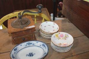 lot 5383 image: Antique Coffee Grinder and More