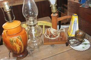 lot 5387 image: Misc. Lamps untested and More