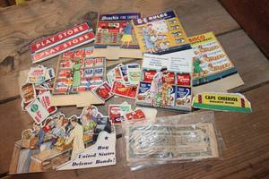 lot 5411 image: 1949 Play Store Grocery Cardboard Pieces