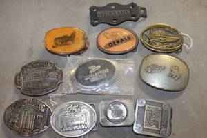 lot 5490 image: Vintage Belt Buckles and More