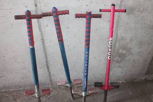 lot 5503 image: Vintage Pogo Sticks