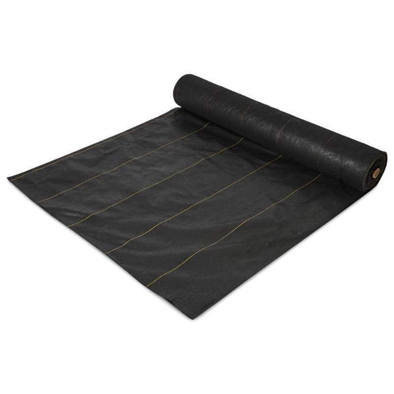 lot 29634 image: DeWitt Pro-5 Weed Barrier Fabric 5 oz  Heavy-Duty Woven Weed Control  5 x 250 Feet - Retail $167